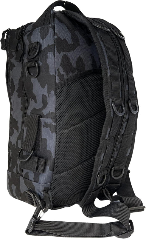 Reaction Tackle Fishing Tackle Bag - Water Resistant Camo Sling Bag - Medium