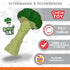 NYLABONE Broccoli Dog Toy Power Chew – Cute Dog Toys for Aggressive Chewers, Bacon & Cheese Flavor, Large/Giant