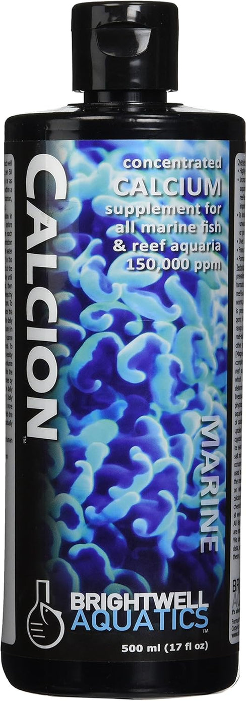 Brightwell Aquatics Calcion - Concentrated Liquid Calcium Supplement for Marine Aquariums, 500-ml