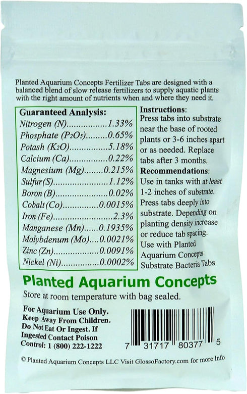 Aquarium Plant Root Fertilizer Tabs, 40 Count