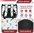 (3) Baby Footprints Pattern Green Blue Cat Carriers Dog Carrier Pet Carrier with Locking Safety Zippers for Cats