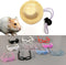 Cute Hamster Hat and 10 Pcs Sunglasses Set for Hamsters, Lizard, Guinea Pig, Small Pet Accessories (Beige)