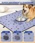 Fostanfly Washable Dog Pee Pads, 2 Pack 36*72" Non Slip Mats with Great Urine Absorption for Whelping & Potty Training