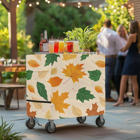 80-100 Outdoor Cooler Covers Waterproof Durable Insulated Ice Chest Covers Fits for Most Quart Rolling Cooler Cart