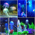 WishLotus 2 PCS Jellyfish Fish Tank Decorations, Simulation Jellyfish Plant Ornament for Various Aquariums (S, Pink)