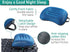 TREKOLOGY Ultralight Inflatable Camping Travel Pillow, ALUFT 2.0 Compressible, Comfortable Ergonomic Inflating Pillows