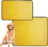 Zhirexin Lemon Yellow Washable Pee Pads for Dogs,Absorbent Reusable Puppy Pads Pet Training