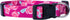 Native Pup Flower Dog Collar, Adjustable Small, Cute Pink Floral Blue Daisy Rose, Summer Spring Essentials