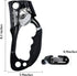 WILDKEN Climbing Hand Ascender for Outdoor Mountaineering, Rappelling Equip for 8-12MM Rope, Left Right Hand