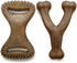 Benebone 2-Pack Wishbone/Dental Durable Chew Toys, Real Bacon Flavor, Made in USA, Large Size