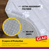 GLAD for Pets Washable Training Pads, Medium Size (24”x36”), 2 Pack Gray with Paw Prints, Re-usable Cloth Pads