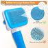 Dog & Cat Brush: Self Cleaning Slicker Brush for Pets, Upgraded Dog Brush for Shedding, Massaging, Grooming