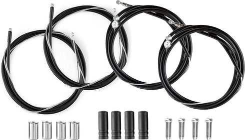 Schwinn Bike Brake and Derailleur Cable Repair Set, Black