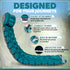Inflatable Camping Sleeping Pad, Thick 4 Inch Ultralight Mat with Pillow and Built-in Foot Pump