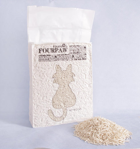 Original Tofu Cat Litter - Bean Fragrance, Odor Control, Unscented Ultra Absorbent, Dust-Free, Quick Clumping, Water