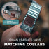 Embark Urban Dog Leashes - Colorful, Strong Nylon Leashes for Small, Medium, and Large Breed Dogs, Heavy Duty (Lunar, 4