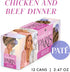 2.47oz (Pack 12) Weruva Paris Hilton Pamper Like Paris Natural Grain Free Wet Cat Food, Chicken and Beef Pat, Can