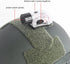 NOBUHIRO Tactical Helmet Light, IR Strobe + 5-Speed Red Strobe Light for Camping Hunting Outdoor Sports