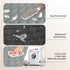 gogobunny 100% Double Sided Waterproof Dog Blanket, Reversible Pet Bed Cover for Furniture, 30x70 Inch (Dark