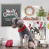 PETCARE Reindeer Christmas Dog Sweater, Gray Cat Sweater Vest, Holiday Dog Clothes for Small Medium Large Dogs