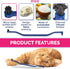 8mm RYERCAT Space Dual Sided Cat Toothbrush - Only Wide to fit into Cat's Mouth - Cat Dental Supplies