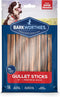 Barkworthies 6 Inch Beef Gullet Sticks, 12 Count Pack - Protein-Packed Dental Health Snack for Dogs