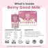 10-Pack 200ml CoQ10, Omega-3 Choolip Berry Good Milk for Cats & Dogs Lactose-Free Pet Milk, Pouches Vet-Formulated