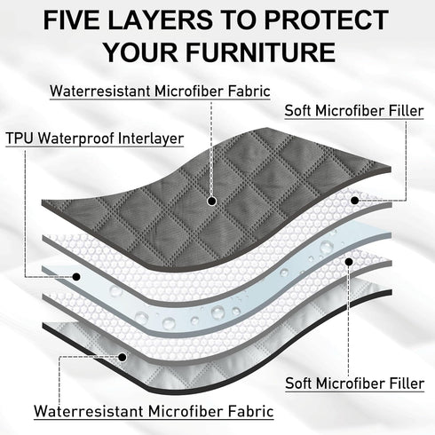 1 82 82, NICETOWN Sofa Slipcover Reversible Sofa Cover Water Resistant Couch Cover Furniture Protector for Pets Kids