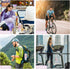Water Bottle Pouch with Charm and Handle, Silicone Carrier Bag with Strap for Stanley Quencher Adventure