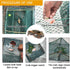 Dddzerong (2 Sets) Foldable Crab Trap & Collapsible Cage Portable, Durable Fishing Gear for Dungeness, Rock, and Blue