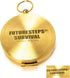 FUTURESTEPS Set 105 Brass Compass with Solid Brass Whistle - Survival - Decibels - Carry in Pocket or on Necklace - Two