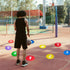 TNZMART Colorful Numbered Football Yard Markers for Soccer Training - Anti-Slip Design