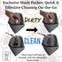 Multi-Function Magnetic Golf Towel - Dual Wash Pockets, Waffle Pattern, Ball Scrubber, Perfect Golf Gift