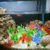 10 Pack Artificial Aquarium Plants, Small Size 4 to 4.5 inch Approximate Height Fish Tank Decorations Home Décor Plastic by COMSUN