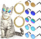 7 Pieces Dog Costume Set with Adjustable Gold Pet Chain and Funny Cute Sunglasses for Small Dogs