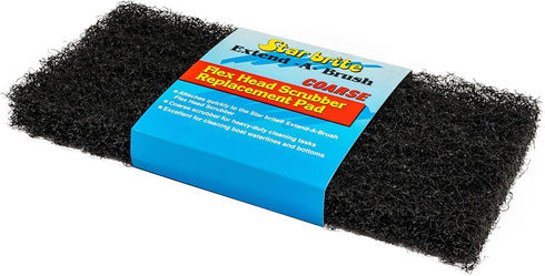 STAR BRITE Large Scrub Pad, Coarse Texture (Black), Heavy Duty for Bigger Jobs