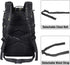 Prospo 40L Military Tactical Shoulder Backpack, Molle Bag Pack for Assault Survival, Fishing Tackle Storage