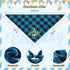 Mihachi Dog Birthday Party Supplies - Bandana and Hat with Number, Triangle Scarf for Decoration Gift for Small Medium