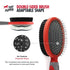 Tuff Pupper Double Sided Dog Brush - Two Sided Pin & Bristle Pet Brush for Detangling & Dematting