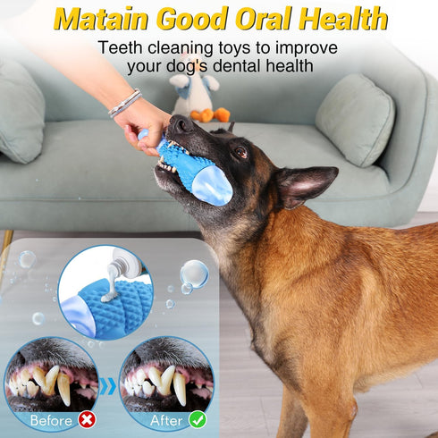 WinTour Tough Dog Toys for Aggressive Chewers, Indestructible Chew Toys for Large Dogs