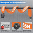 Heavy Duty Anti-Theft Chain Lock, 2.72 Ft Waterproof Lock Chain with 3 Keys for Scooter, Motorcycle, Door, Gate, Fence