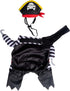 Pet Krewe Dog Pirate Costume & Cat Costume, Medium, with Arms, Pirate Hat, Tunic, Cape