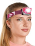 Foxelli LED Headlamp Flashlight for Adults & Kids, Lightweight Waterproof Head Lamp for Running, Camping, Hiking