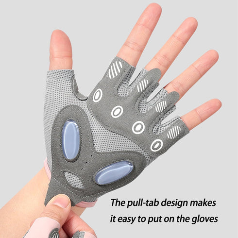 Mawjom Breathable Workout Gloves for Women Men Full Palm Protection Grip for Gym Training Fitness Weightlifting