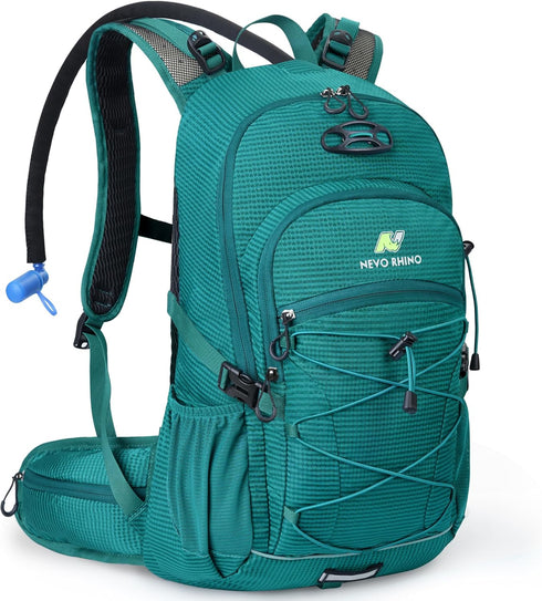 Hydration Backpack with 3L Water Bladder, Insulation Daypack Rucksack for Hiking with Rain Cover