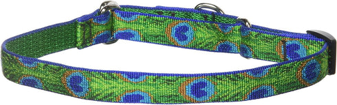 14-20" Martingale Collar for Medium and Larger Dogs, LupinePet Originals 3/4" Tail Feathers