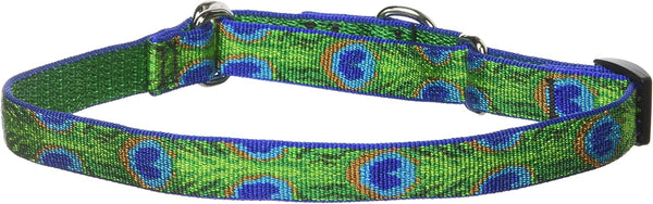 14-20" Martingale Collar for Medium and Larger Dogs, LupinePet Originals 3/4" Tail Feathers