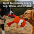 (5 Pack Jalousie Plush Toys Assortment Value Bundle Puppy Pet Mutt Squeak Toy for Medium Large Dogs Knotted)