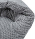 WONDER MIRACLE Fuzzy Deluxe Pet Beds, Super Plush Dog or Cat Beds, Machine Wash & Dryer Friendly (S-Grey, 15" x 23")