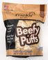 Frankly Beefy Puffs - 100% USA Made Collagen Packed Snack, 5 Ounce Package